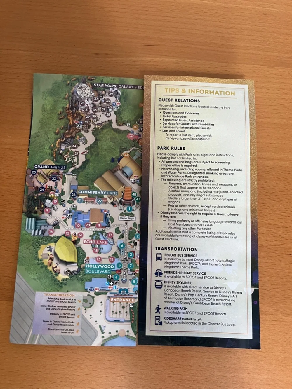 4 Disney+ day commemorative collective pin & map from Disney’s Hollywood Studios